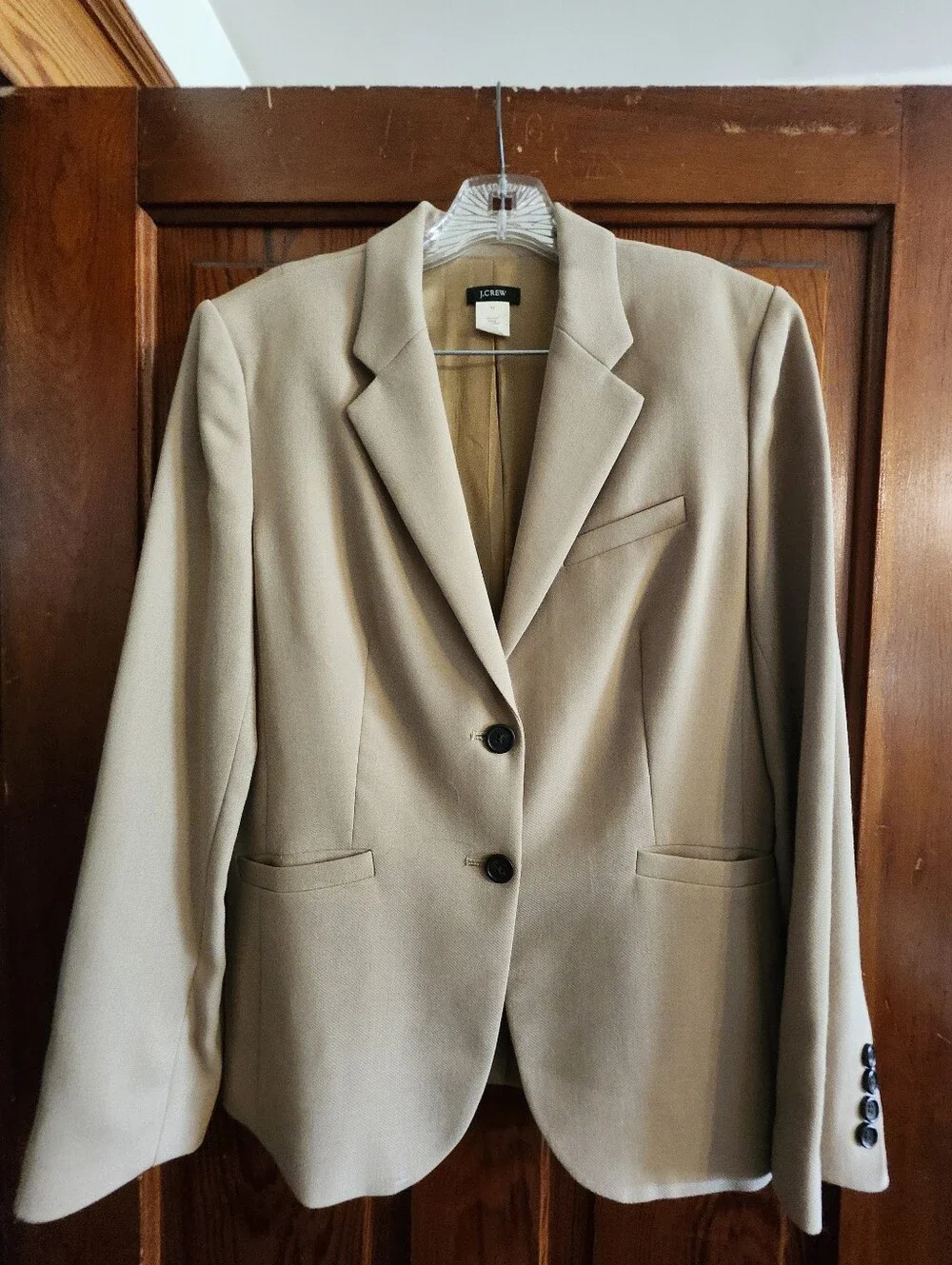 J. Crew Tan Wool Blazer